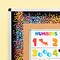 52.5 ft Bulletin Board Borders Confetti Border for Classroom Decoration, Confetti on Black